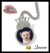 Image 1 of King and Queen Photo Pendant