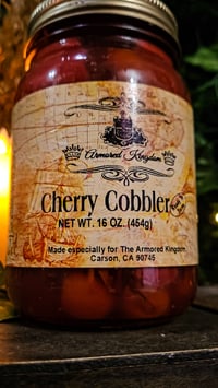 Image 4 of 👑The Armored Kingdom Premium Cherry Cobbler (16 OZ)-Sweet-Premium Ingredients-Homemade Taste