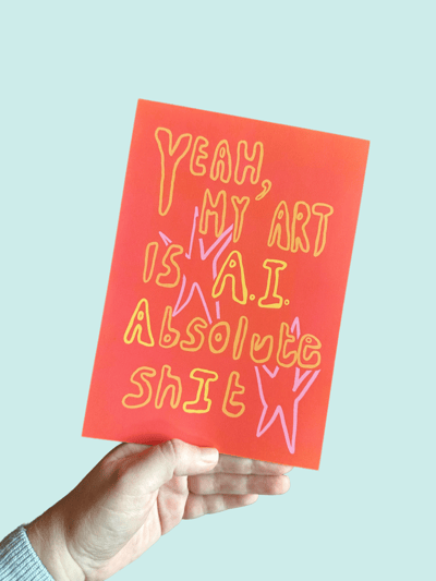 Image of Absolute Sh*t A5 Card Print