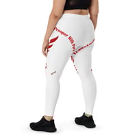 Image 1 of Transform Your Wealth Leggings (White)