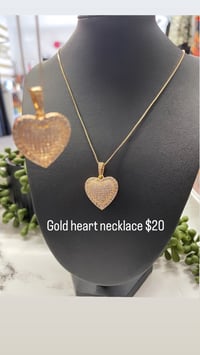 Image 1 of Gold Heart necklace 