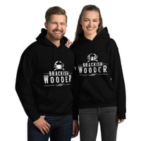 Image 1 of Classic Brackish Wooder Unisex Hoodie (White Logo)