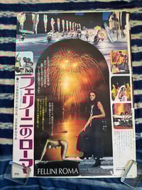 Original 1972 "Fellini Roma" b2 poster