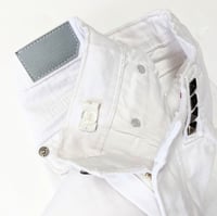 Image 6 of Vigoss Girls White Denim Mini Skirt with Studs
