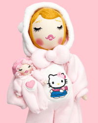 Image 7 of HELLO KITTY INSPIRED ART DOLL & Mini 