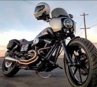 Image 1 of Dyna Double Crash Bar