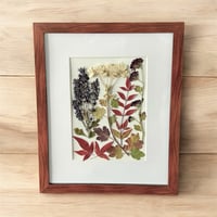 Image 2 of Genuine Veronica, Chrysanthemum And Obsession Nandina Wildflowers In 8" X 10" Frame (Item# 20230508)