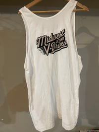 Image 1 of White new logo tank top 