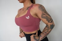 Image 3 of UPerform Elevate Cross Back Bra- Pink 