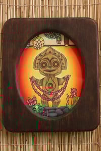 Maui - Framed Original Color Pencil on Paper - Free Shipping 