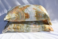 Image 2 of Silk Pillowcase set in Golden Moss