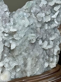 Image 20 of Druzy Quartz Crystal With Green Fluorite #452 