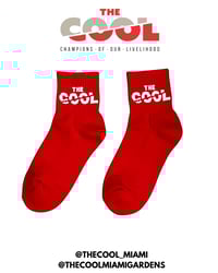 The Cool Socks (Red/white)