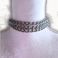 Image 1 of TRIPLE CHAIN CHOKER 