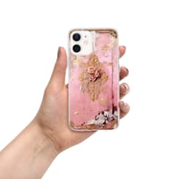 Image 14 of Pastel Pink Tattered Texture Rose Gold Goth Lolita Kawaii Inspired Clear Case for iPhone®