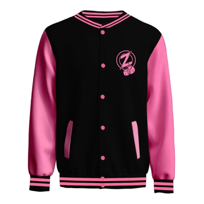 Image of Pink Heat Varsity Jacket