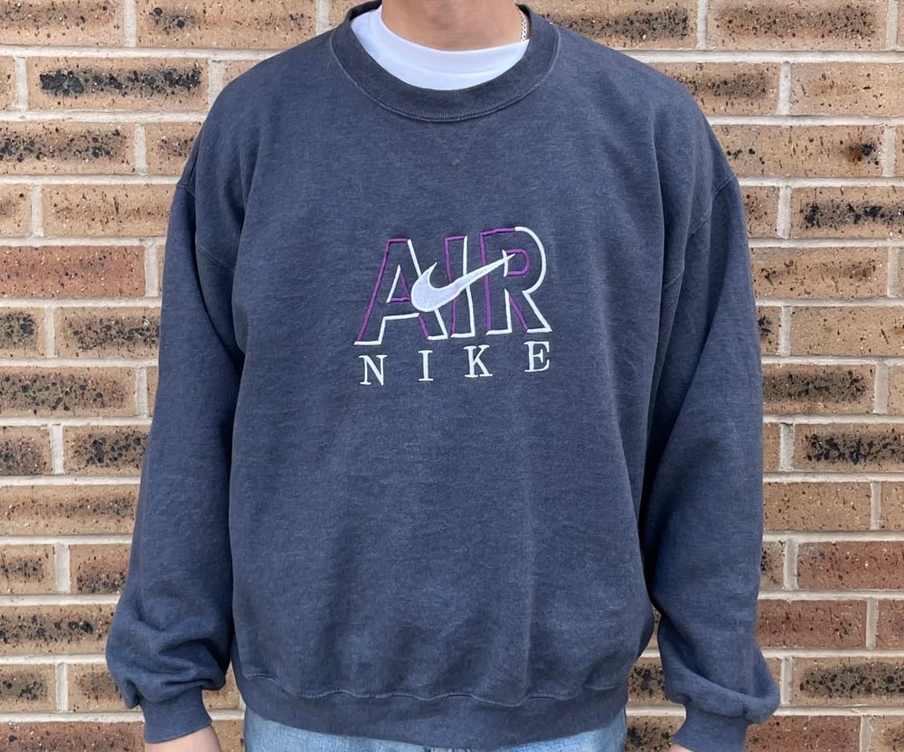 Image of Vintage Nike Air spellout sweatshirt size large 