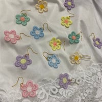 Image 1 of Embroidered flowers 