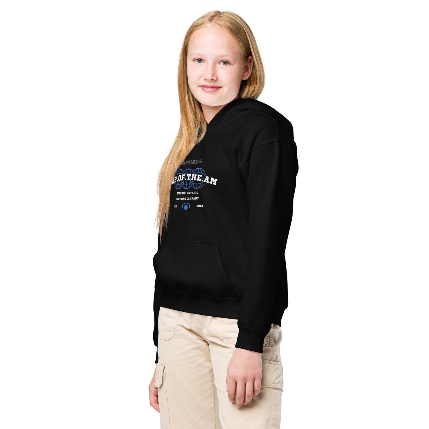 Image of ORIGINAL TOP OF THE AM - YOUTH BLEND  HOODIE