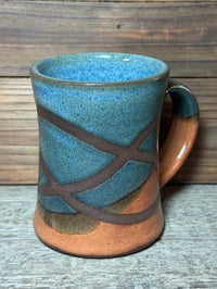 Image 2 of Blue/nutmeg mug 