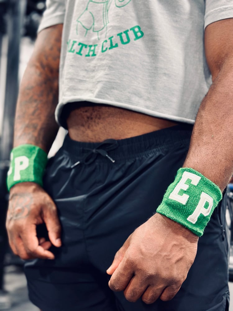 Image of Enigma Project University Letters Wrist Bands.