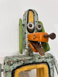 Image 3 of Folk Art Dog Mirror