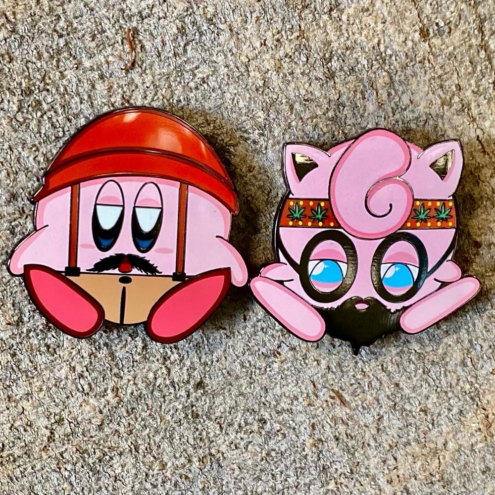 (PINS) Mash Up (Cheech&Chong)(Kirby&jiggylpuff) 