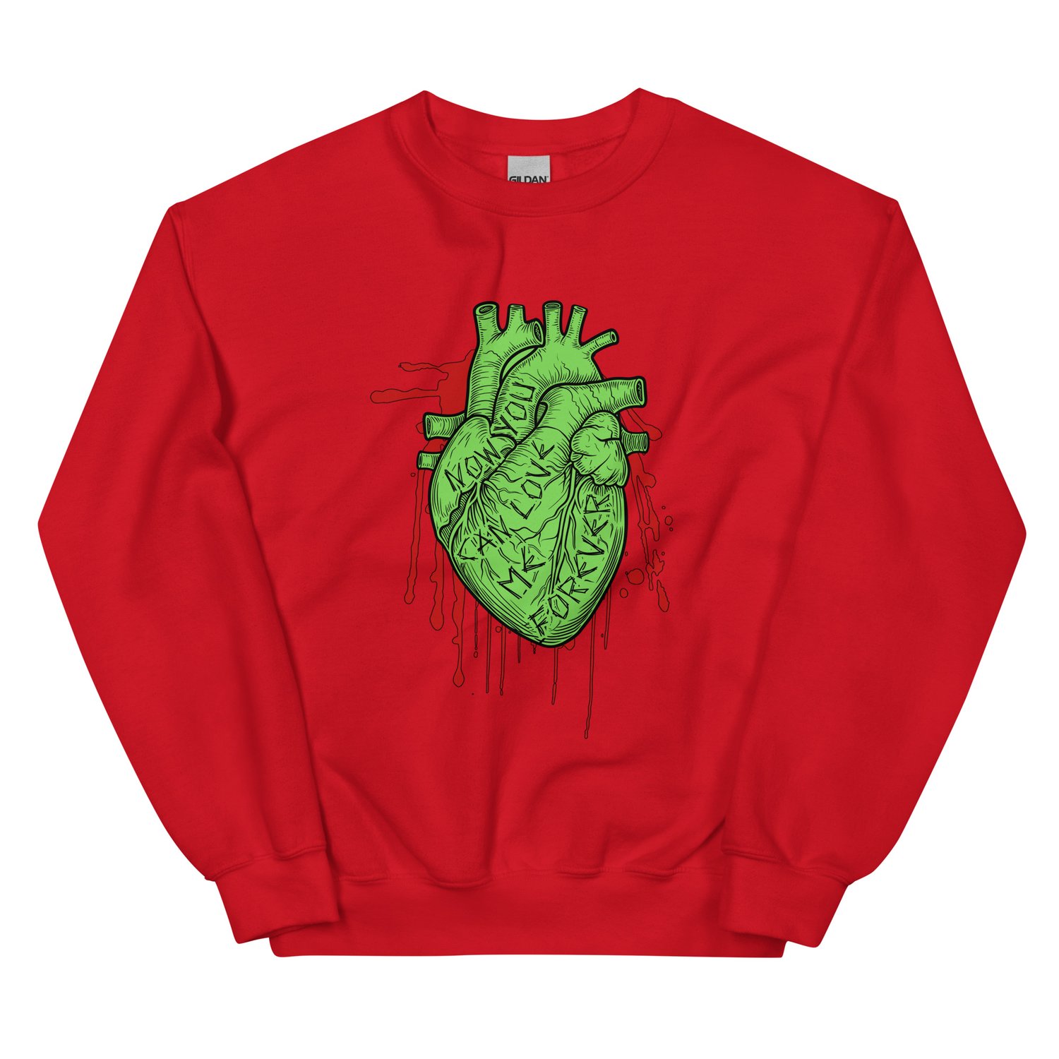 Image of Officially licensed mean one heart Unisex Sweatshirt