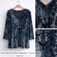 Image 4 of New 26/28w Catherine’s Velvet top #722*15
