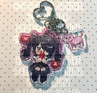 Image 1 of NEEDY STREAMER OVERLOAD Ame Acrylic Keychain (Skeptical_Saniwa x Crisp_Jam Collab)