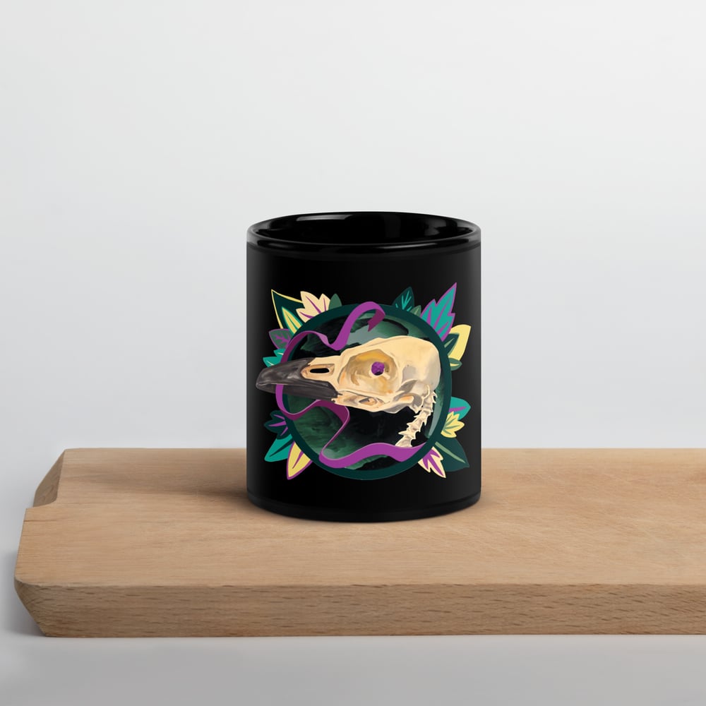 Image of Black Skull Mug