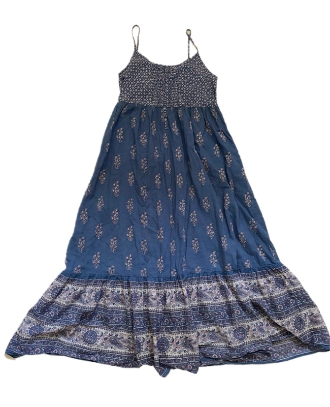 70s indian cotton gauze maxi dress 