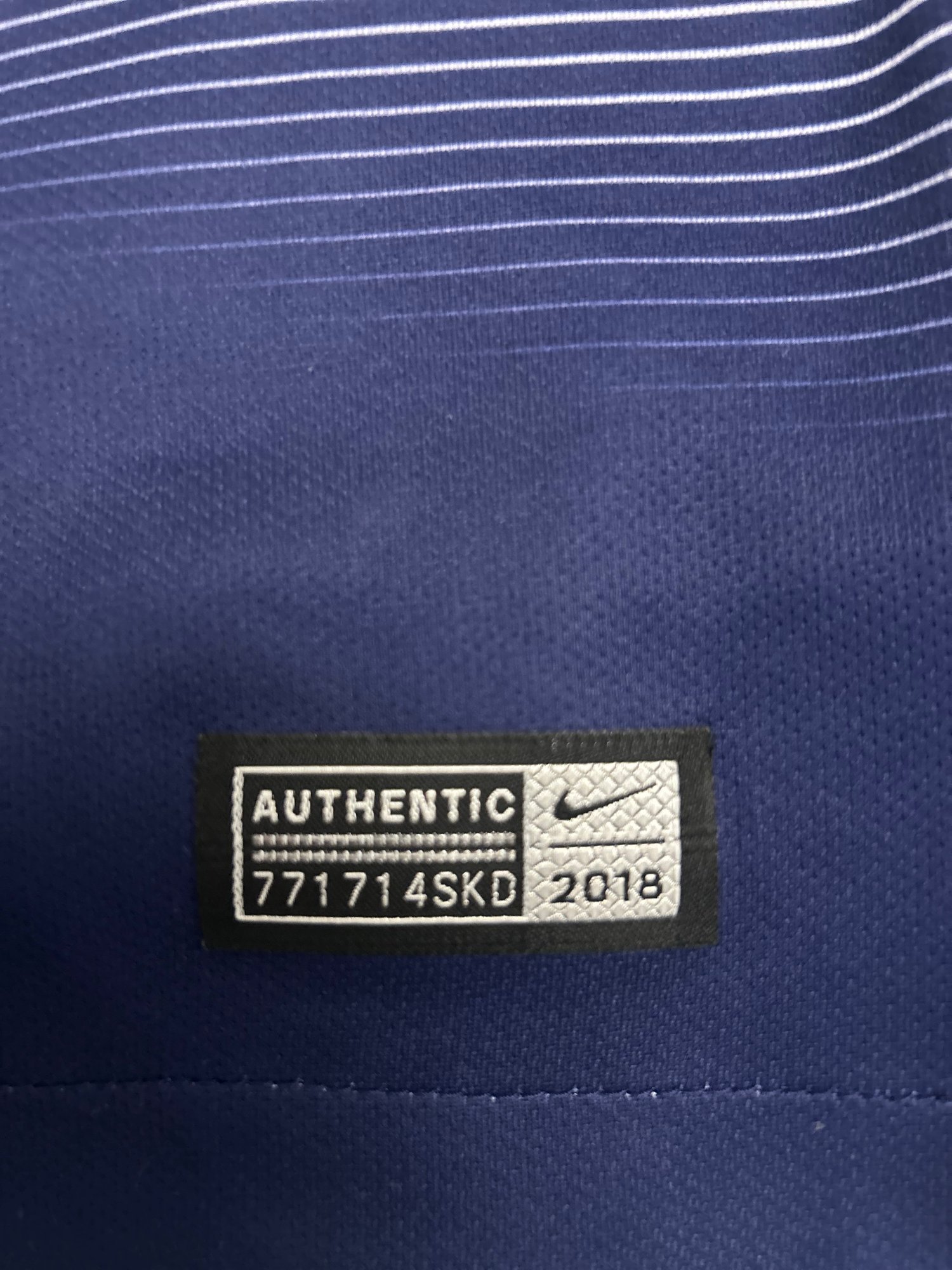 Image of Tottenham Hotspur “SON 7” 2018/19 UCL Final Home Shirt + patches (XL)