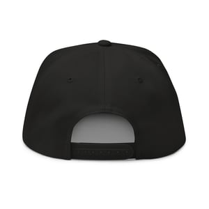 Image of White Printed Solid Snapback 2