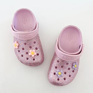 Image of Small Daisy Croc Charms (Set of 2)