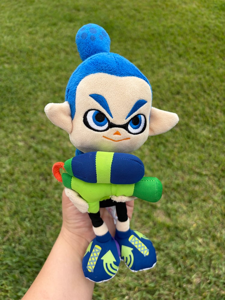 Image of Official Little Buddy Splatoon Inkling Boy Blue 10" Plush New with Tags 