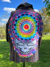 Image 3 of Large Rainbow Stealie Baja Hoodie