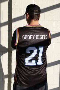 Image 5 of Future Bound DET style Basketball Jersey