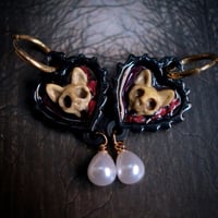 Image 1 of Pendientes | Colgante  Heart Locket Cat