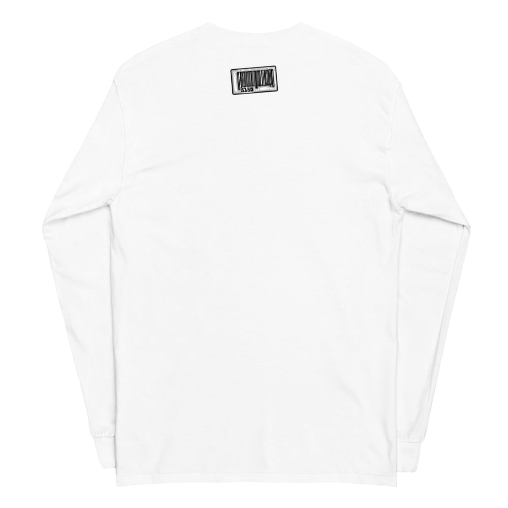 Image of Descent into Darkness Men’s Long Sleeve Shirt White 