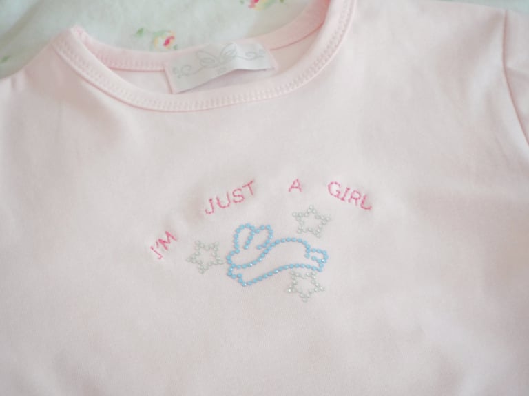 I'm just a girl baby tee Image 4