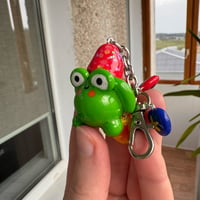 Image 2 of Frog keychain