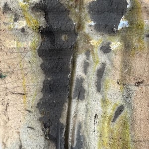 Image of PINCHED TOP RAKU VASE