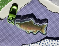 Image 1 of Pink Salmon Keychain 