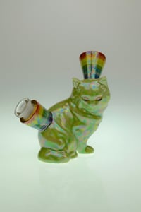 Image 1 of Wasabi Celadon Purrly Kitty