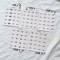 Image 2 of White blob emote stickers