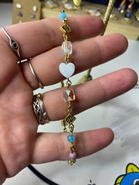 Image 1 of Heart Shell Link Bracelet 