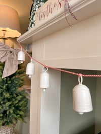 SALE! White Bell & Twine Garland