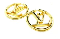 Image 3 of EXCLUSIVE GOLD HOOP EARRINGS