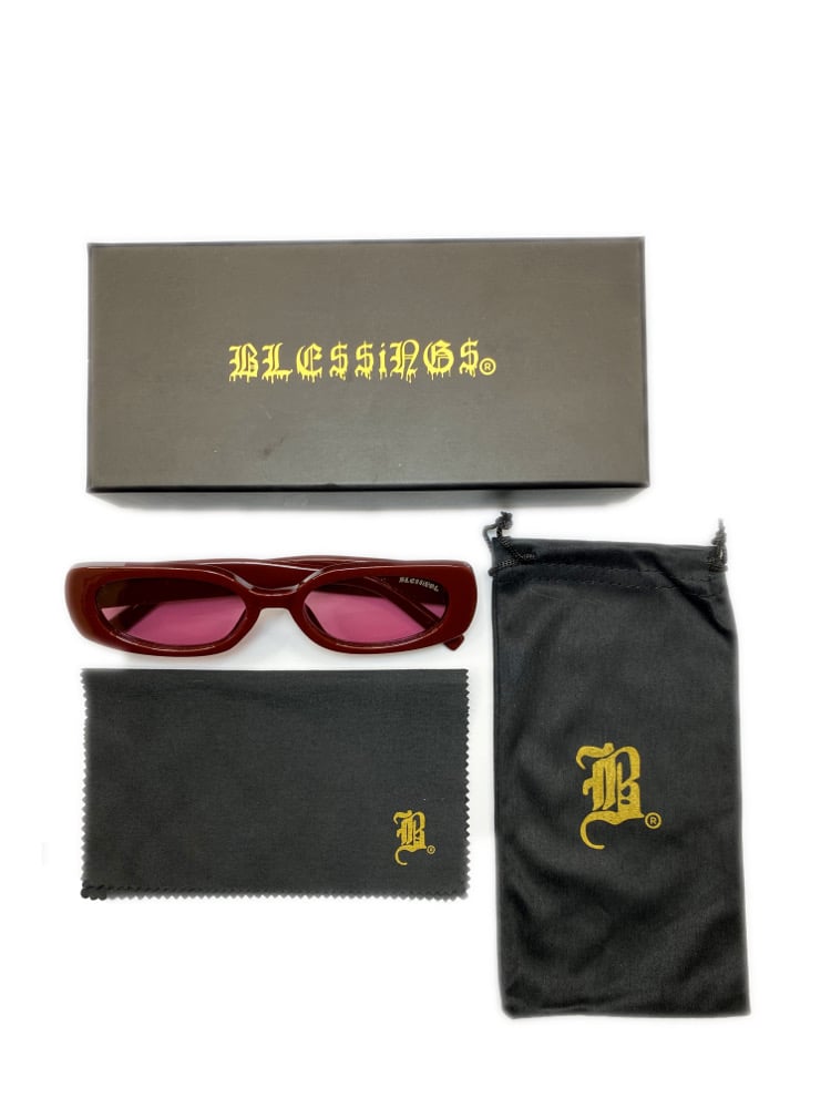 Image of BLE$$ING$®️ RYL MAROON FRAMES / MRN TINT